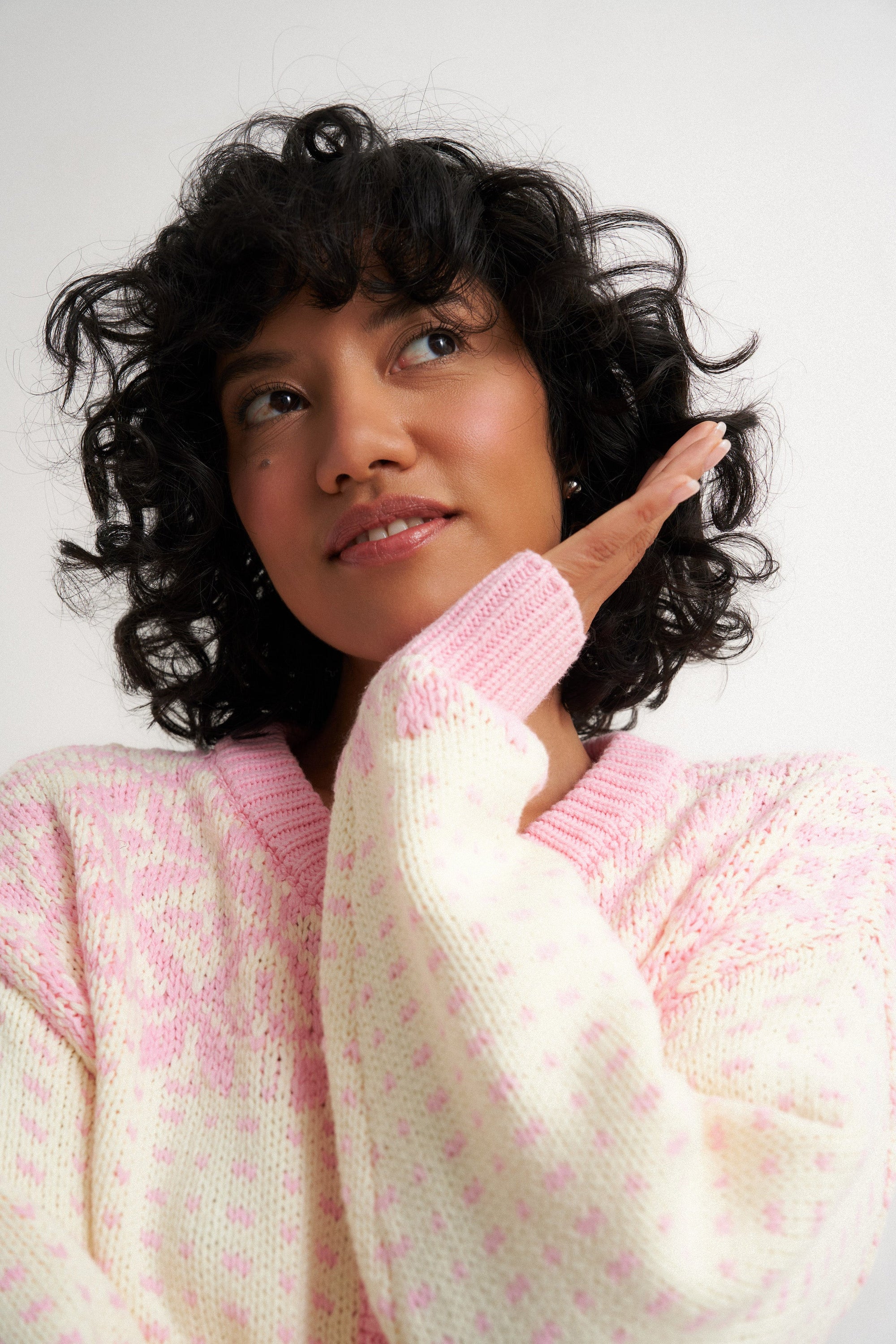 Callahan Knitwear - Oversized Maeve Cardigan - Pink -