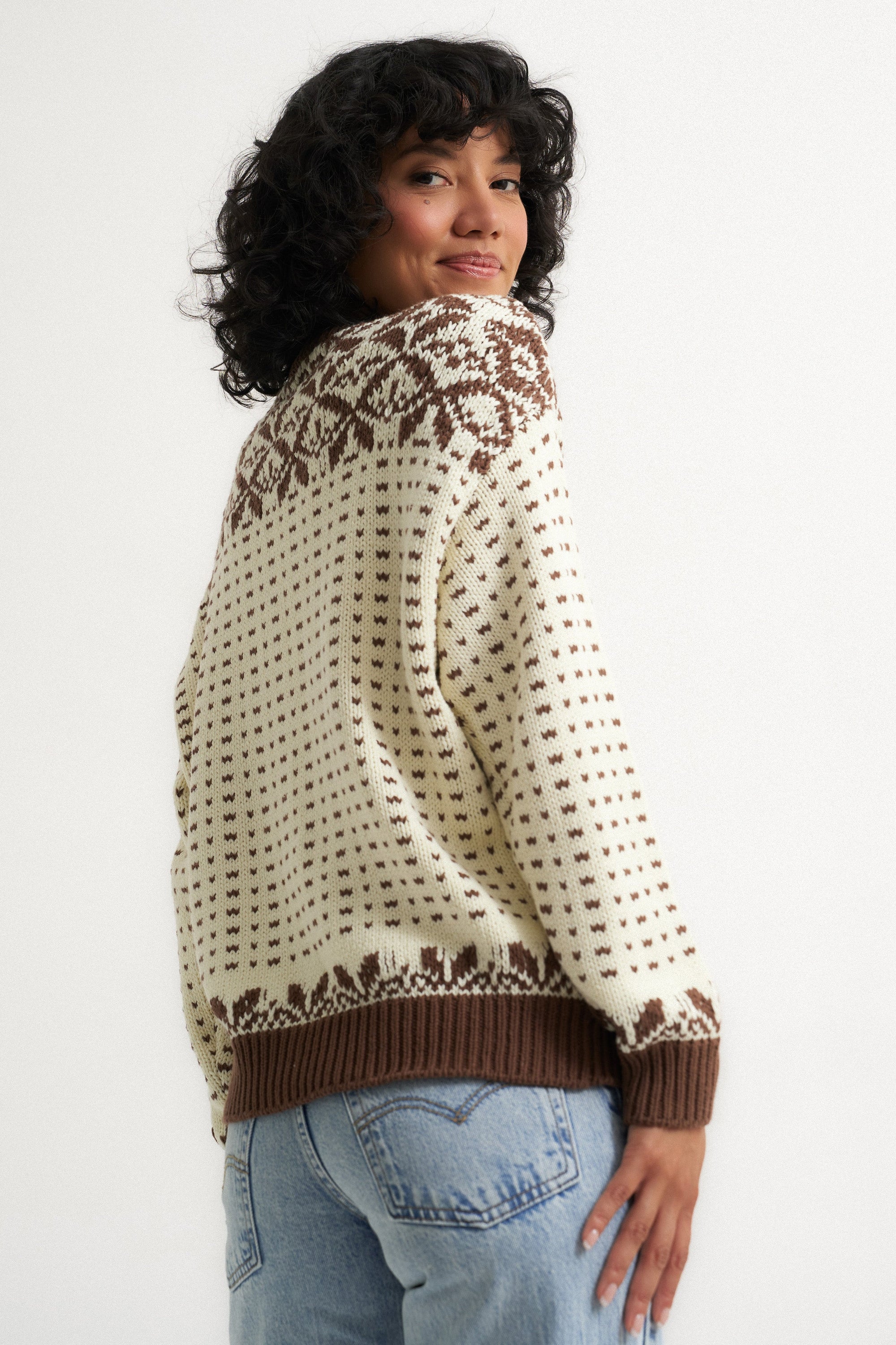 Callahan Knitwear - Oversized Maeve Cardigan - Toffee -