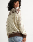 Callahan Knitwear - Oversized Maeve Cardigan - Toffee -