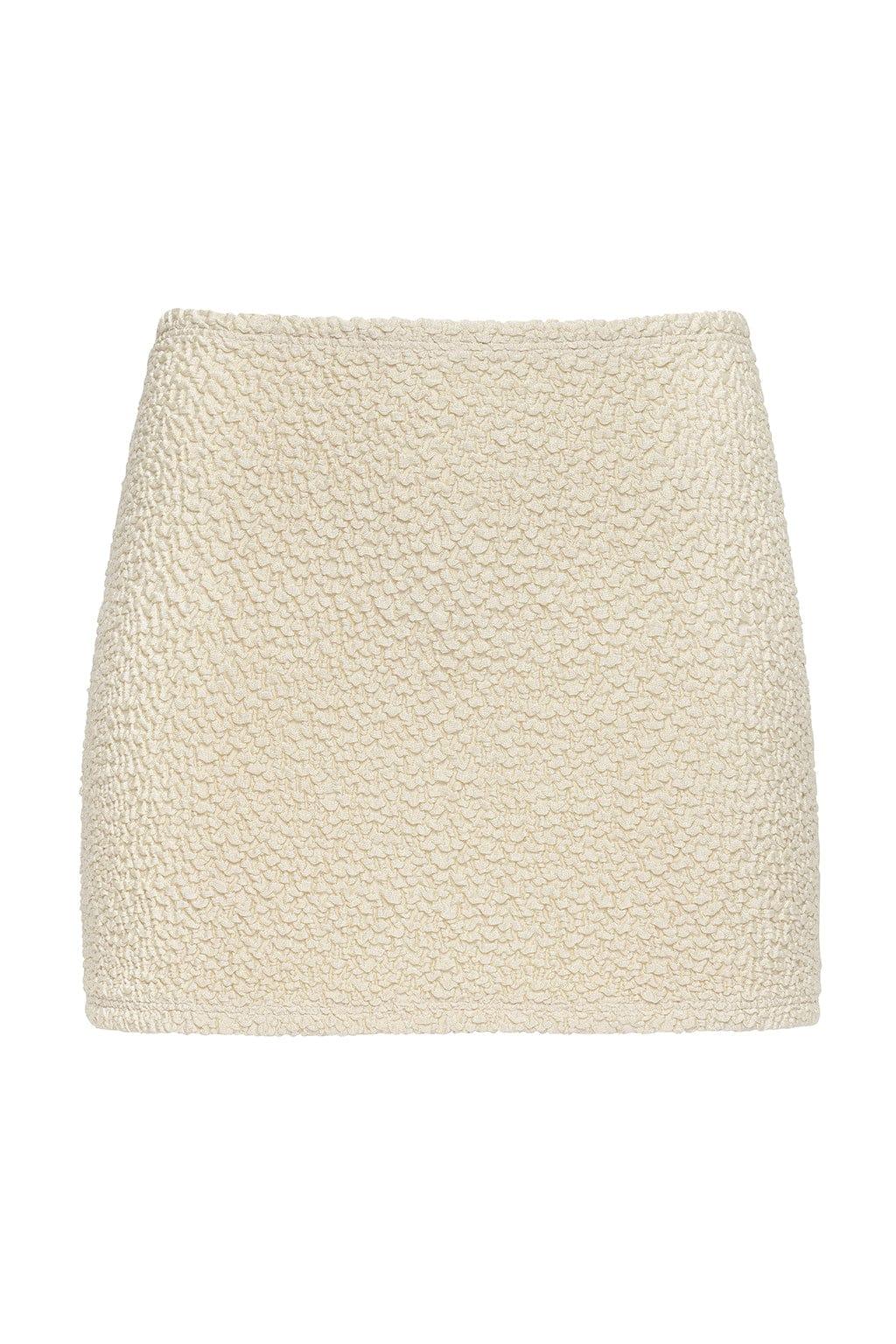 Montce - Oat Texture Micro Skirt -