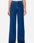 Obey - Errand II Highwaist Denim - Stone Wash Indigo -