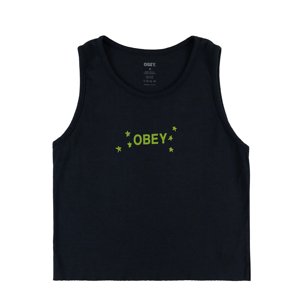 Obey - Dizzy Stars Tank - Black -