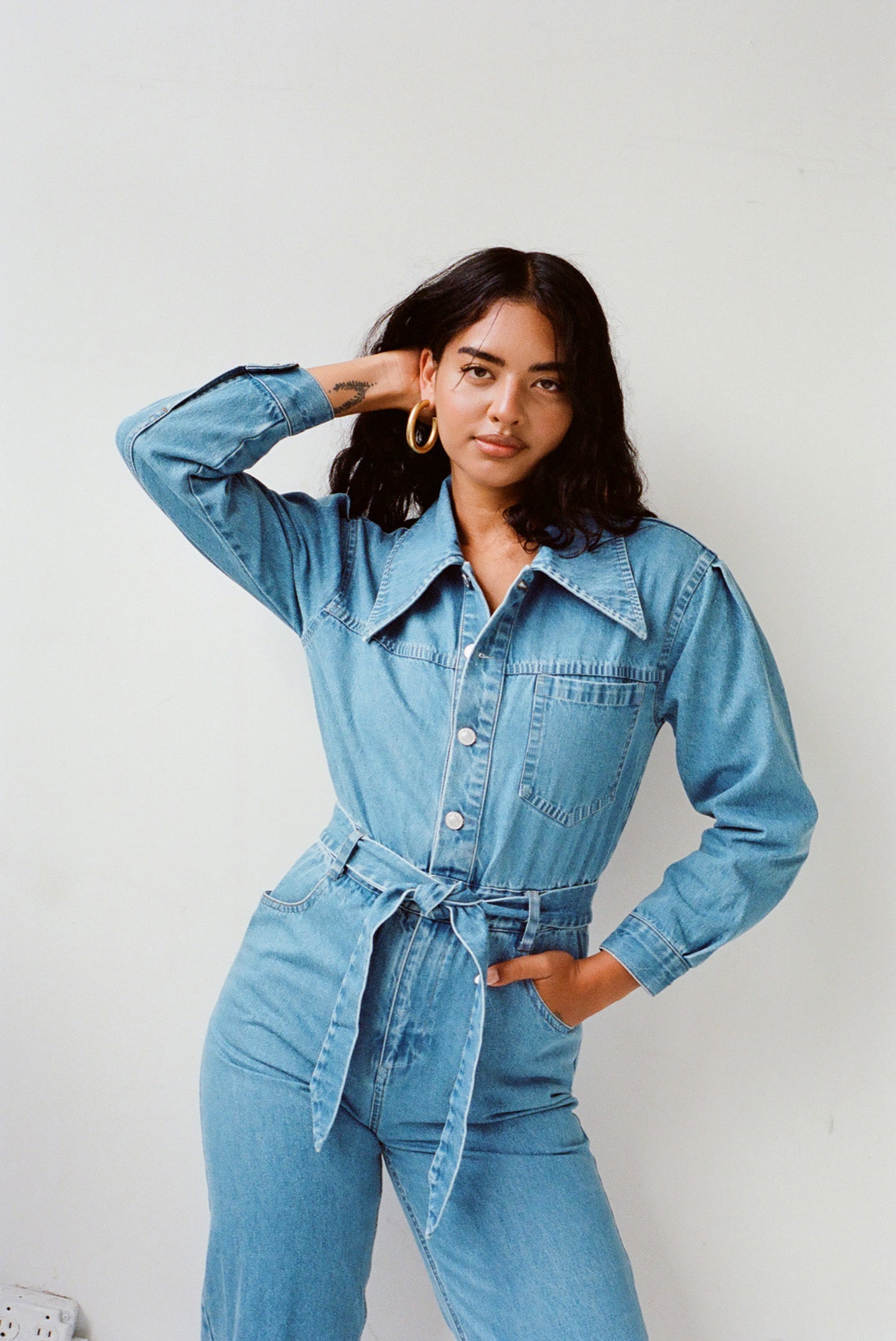 WRAY - Orchard Jumpsuit - Blue Stone -