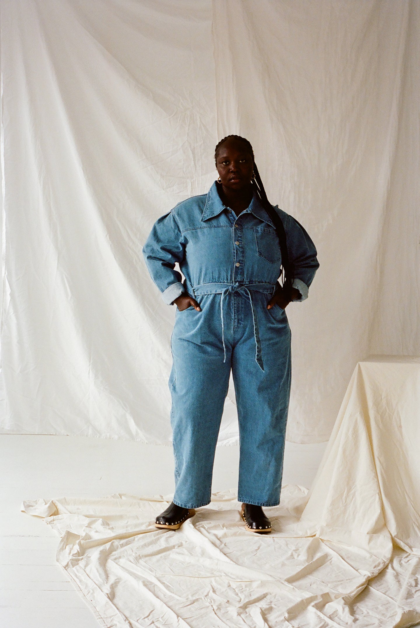 WRAY - Orchard Jumpsuit - Blue Stone -