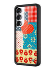 Wildflower Galaxy S25 case Flower Patch Red Cute