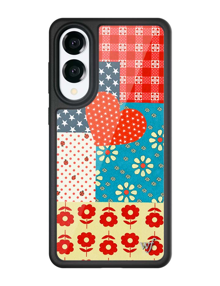 Wildflower Galaxy S25 case Edge Flower Patch Red Cute