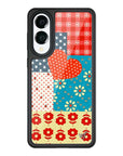 Wildflower Galaxy S25 case Edge Flower Patch Red Cute