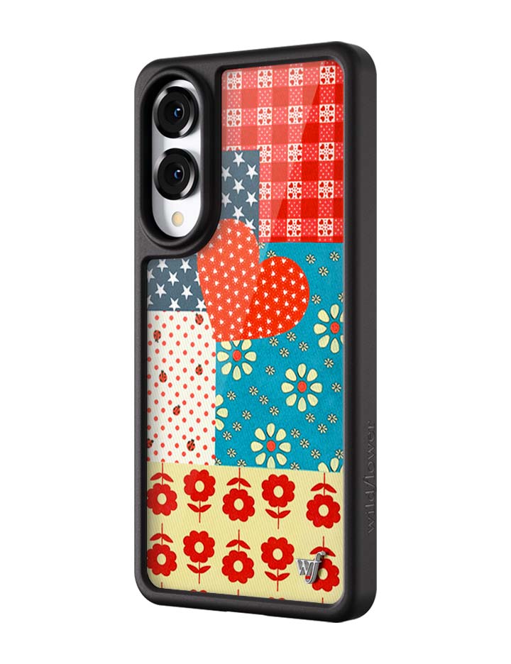 Wildflower Galaxy S25 case Edge Flower Patch Red Cute