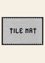 Letterfolk - Tile Mat - Large/White -