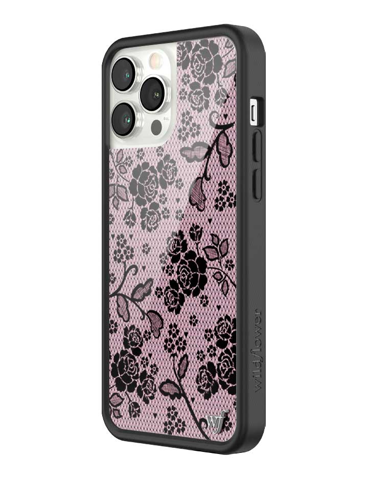 Wildflower iPhone case 13 Pro Max Lace Lover Pink Cute