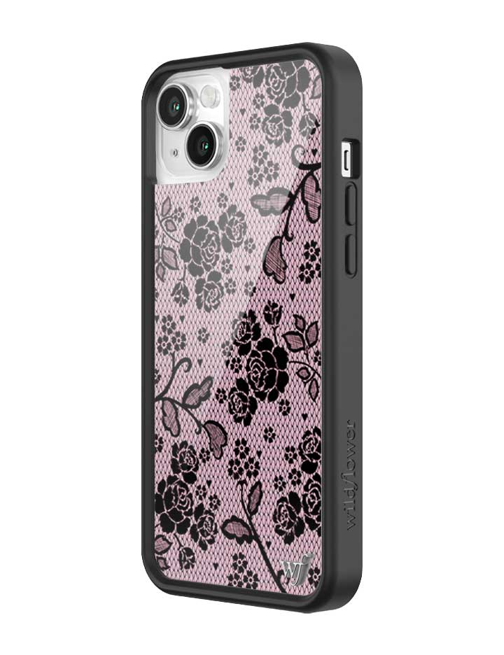 Wildflower iPhone case 14 Lace Lover Pink Cute
