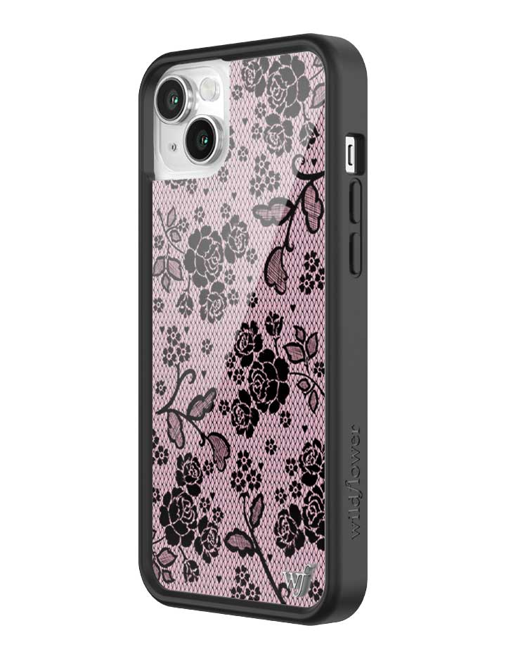 Wildflower iPhone case 14 Plus Lace Lover Pink Cute