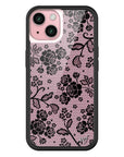 Wildflower iPhone case 15 Lace Lover Pink Cute