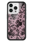 Wildflower iPhone case 15 Pro Lace Lover Pink Cute