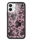 Wildflower iPhone case 16 Plus Lace Lover Pink Cute