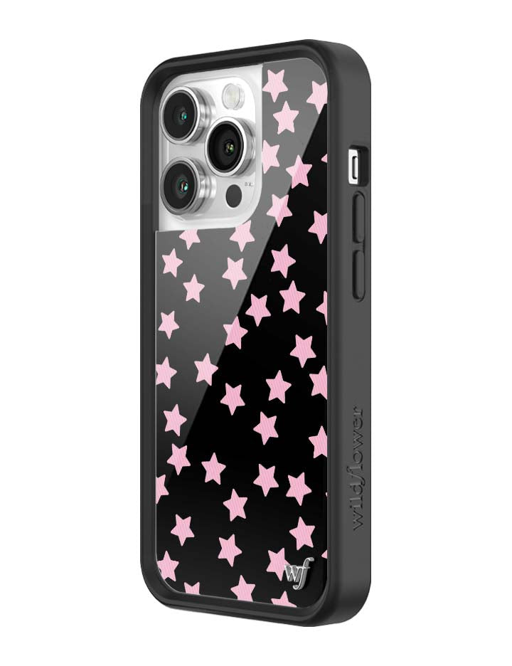 Wildflower iPhone case 14 Pro Super Cute Star Pink