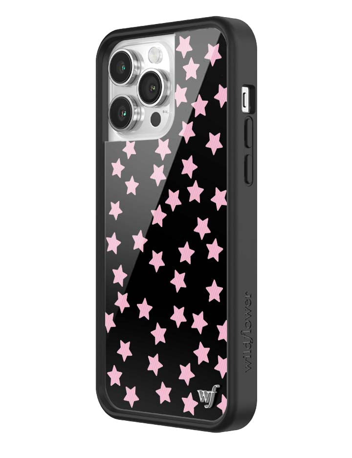Wildflower iPhone case 14 Pro Max Super Cute Star Pink