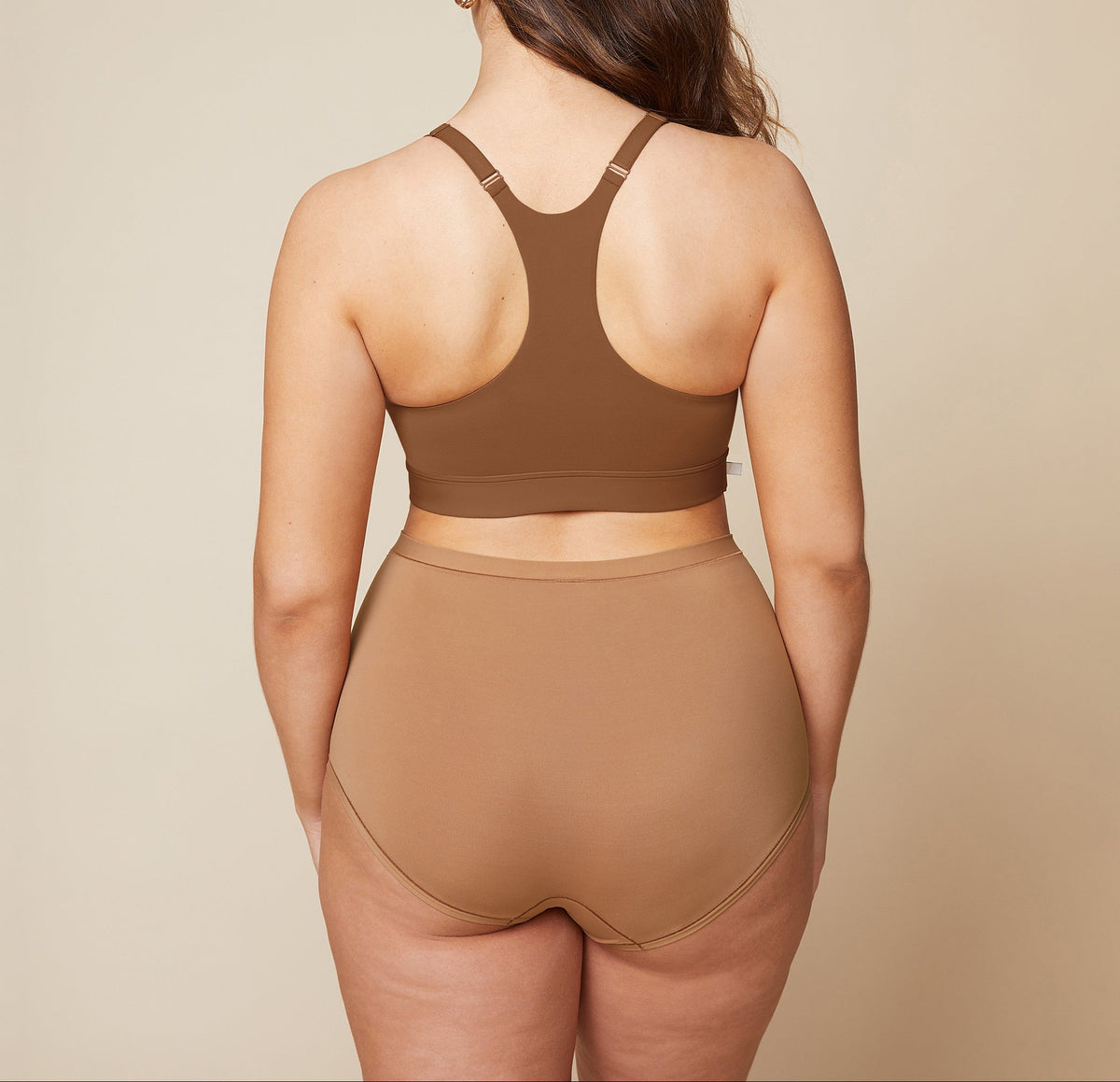 Harper Wilde - Bliss Racerback Bralette - Brown -