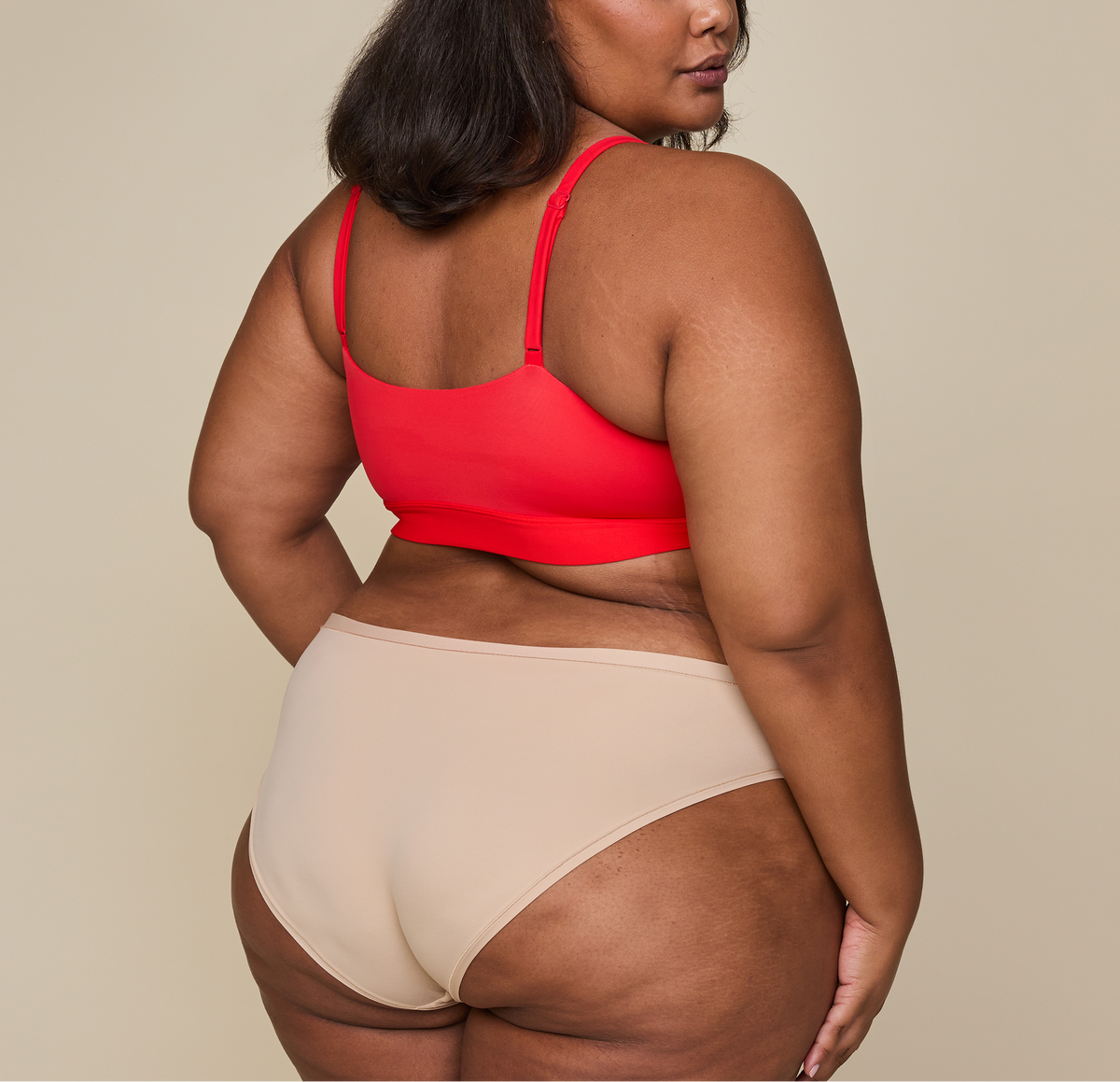 Harper Wilde - Bliss Scoop Adjustable Bralette - Tomato -