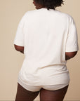 Harper Wilde - Cloud Cotton T-Shirt - Heather Oatmeal -