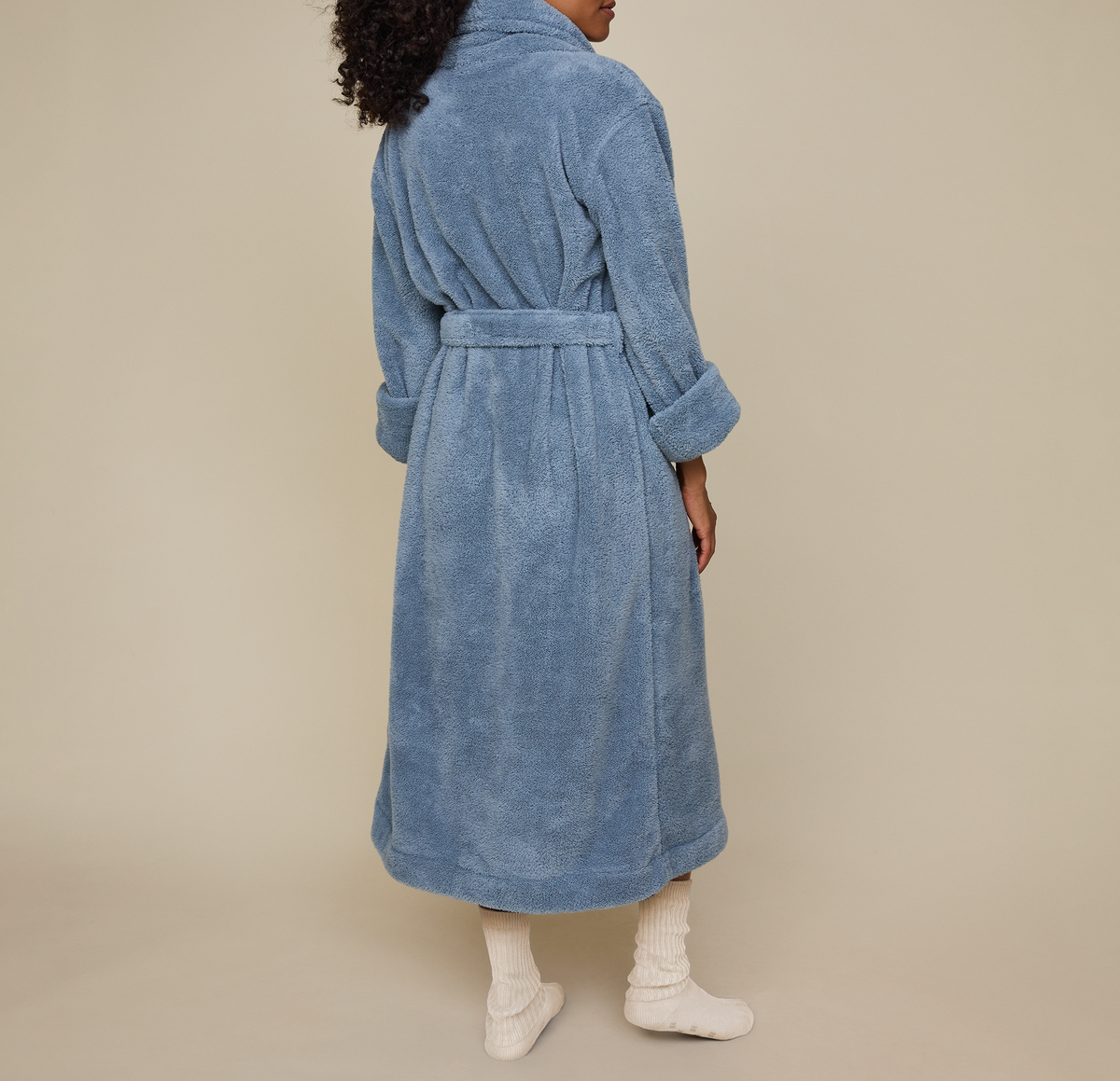 Harper Wilde - Cozy Fleece Robe - Slate -