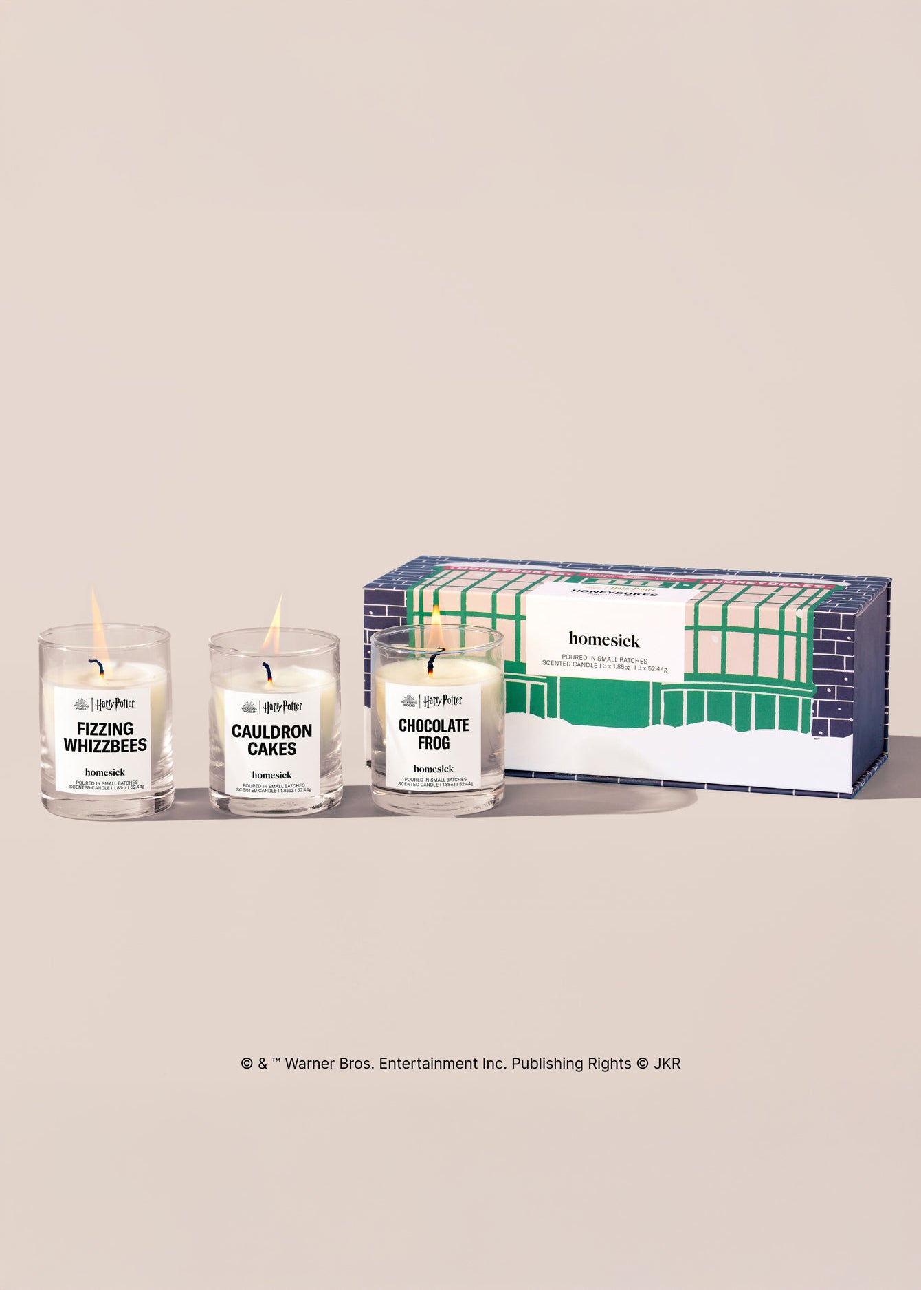 Homesick Candles - Harry Potter Honeydukes™ Mini Candle Trio -