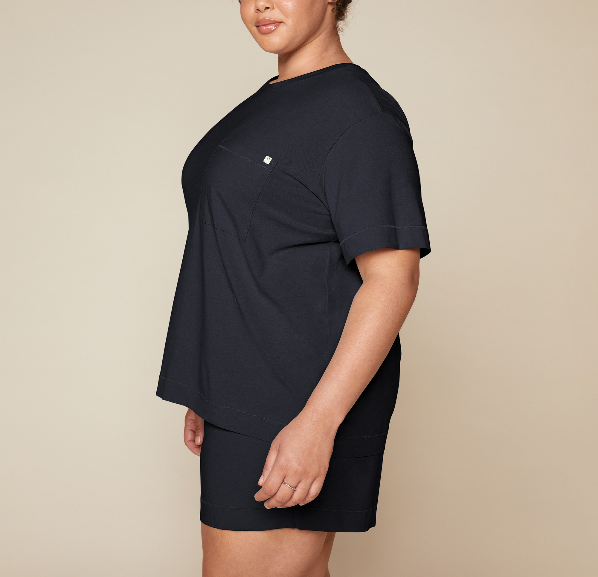 Harper Wilde - Perfect Pima Pajama T-Shirt - Black -