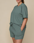Harper Wilde - Perfect Pima Pajama Shorts - Rainforest -