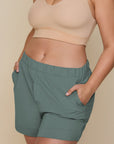 Harper Wilde - Perfect Pima Pajama Shorts - Rainforest -