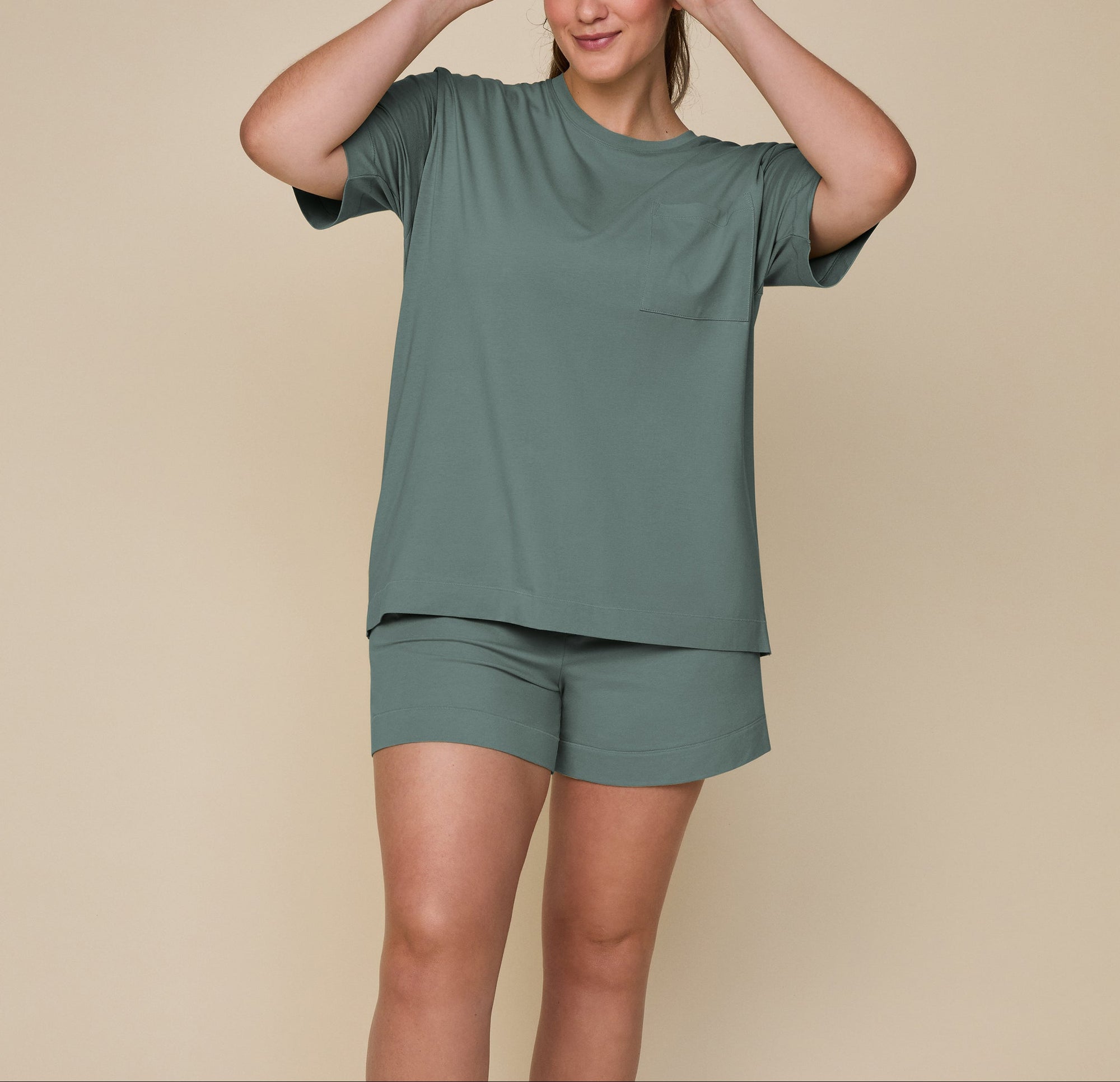 Harper Wilde - Perfect Pima Pajama T-Shirt - Rainforest -
