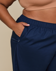 Harper Wilde - Classic Poplin Pajama Pants - Midnight -