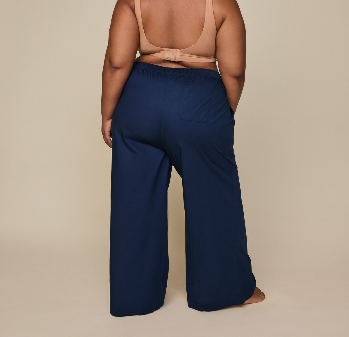 Harper Wilde - Classic Poplin Pajama Pants - Midnight -