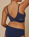 Harper Wilde - Bliss Triangle Bralette: BRB Crying - True Blue -
