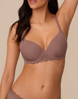 Harper Wilde - Base Lace T-Shirt Bra - Mauve -