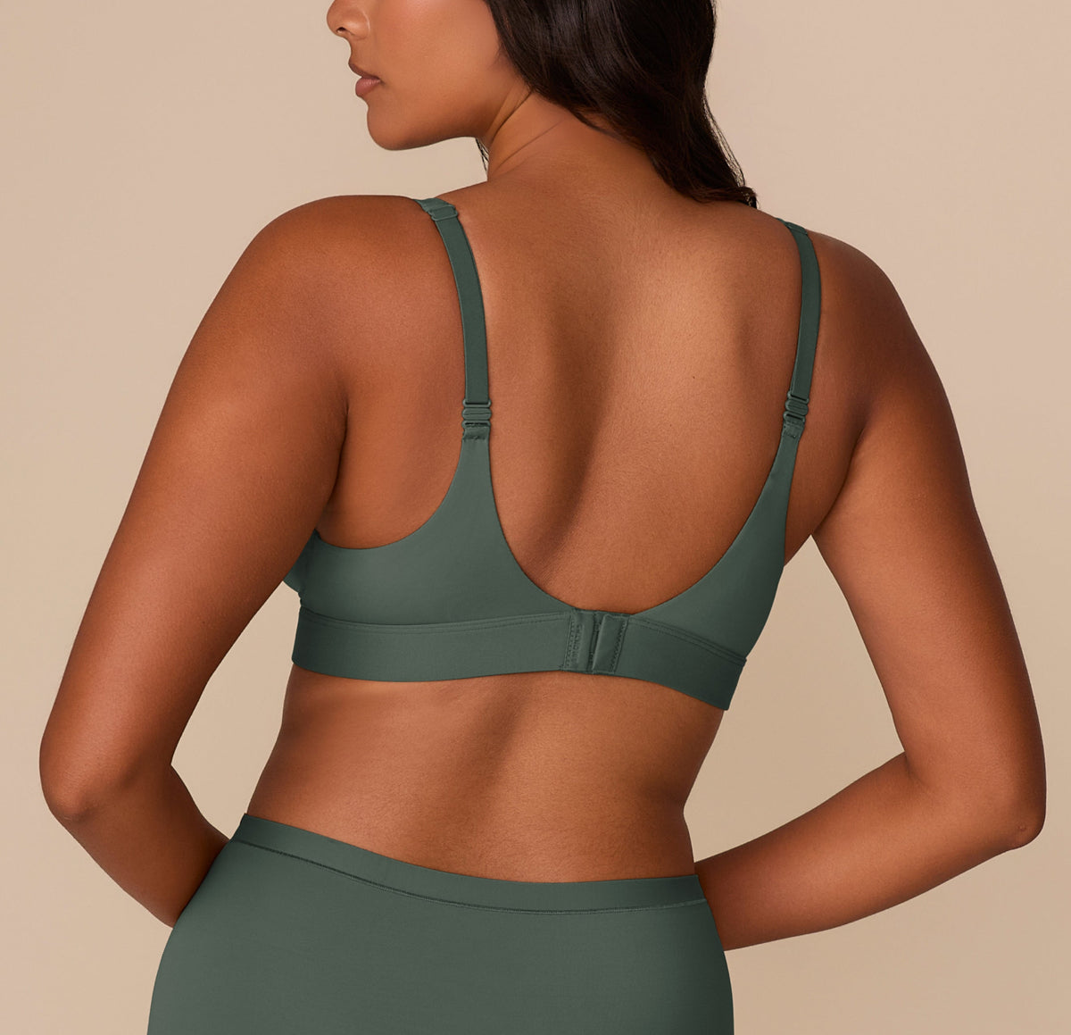 Harper Wilde - Bliss Plunge Adjustable Bralette - Fir -