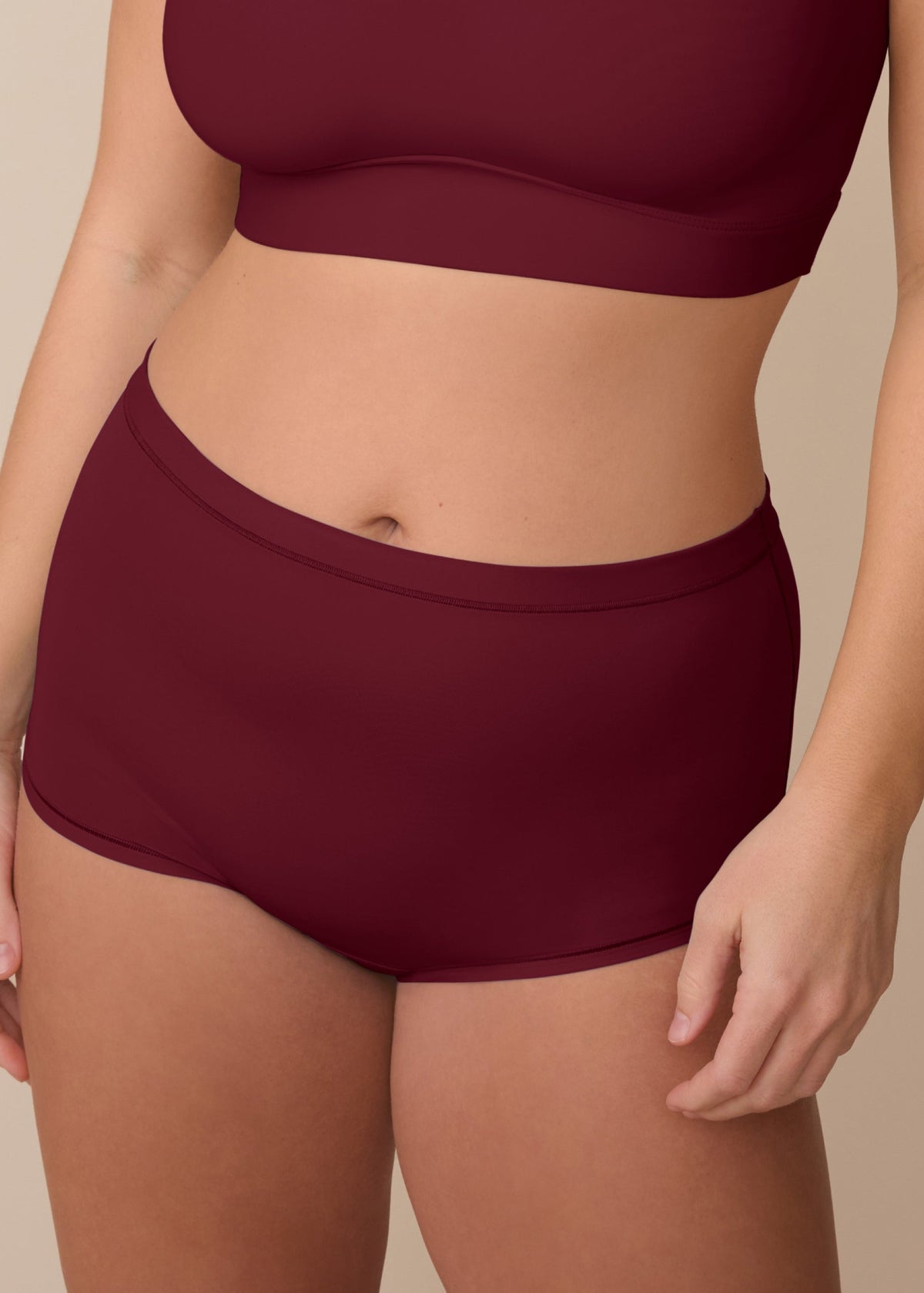 Harper Wilde - Bliss Boyshort - Bordeaux -