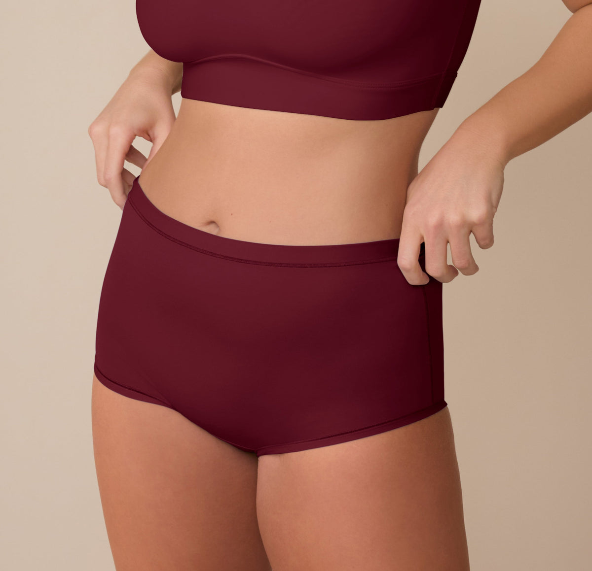Harper Wilde - Bliss Boyshort - Bordeaux -