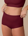 Harper Wilde - Bliss Boyshort - Bordeaux -