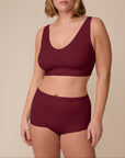 Harper Wilde - Bliss Boyshort - Bordeaux -