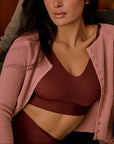 Harper Wilde - Bliss Bralette - Bordeaux -