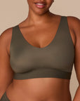 Harper Wilde - Bliss Bralette - Olive -