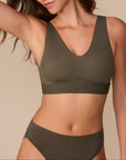 Harper Wilde - Bliss Bralette - Olive -
