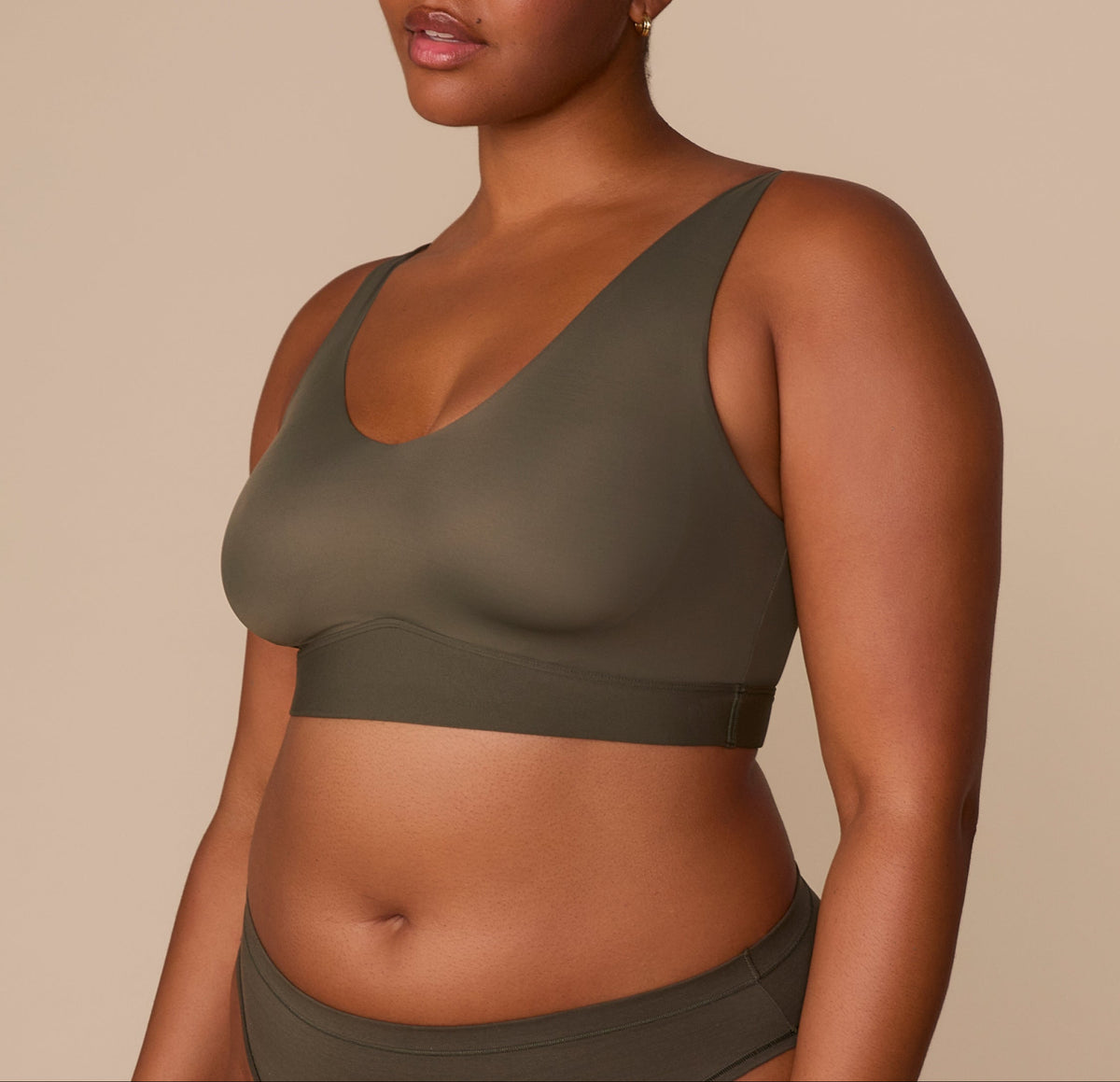 Harper Wilde - Bliss Bralette - Olive -