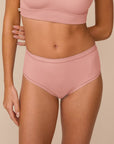 Harper Wilde - Bliss Highwaist Brief - Dusty Rose -