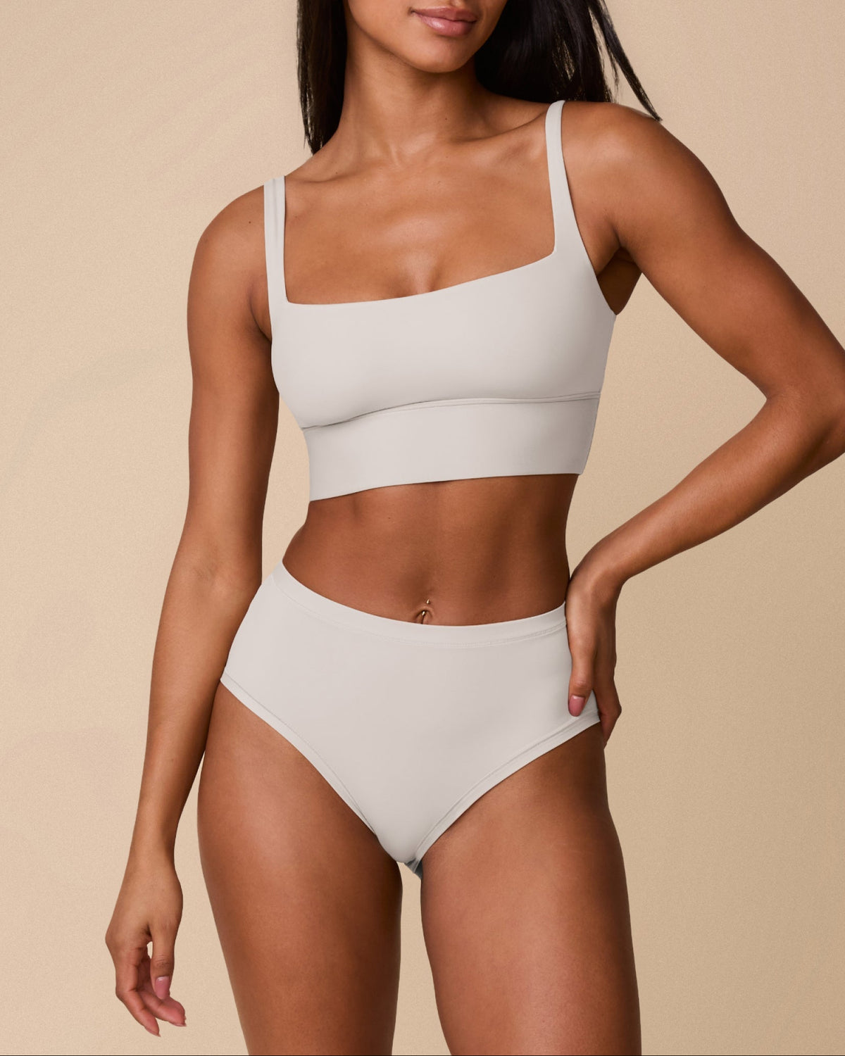 Harper Wilde - Bliss Highwaist Brief - Frost -
