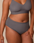 Harper Wilde - Bliss Highwaist Brief - Smoke -