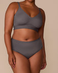 Harper Wilde - Bliss Highwaist Brief - Smoke -