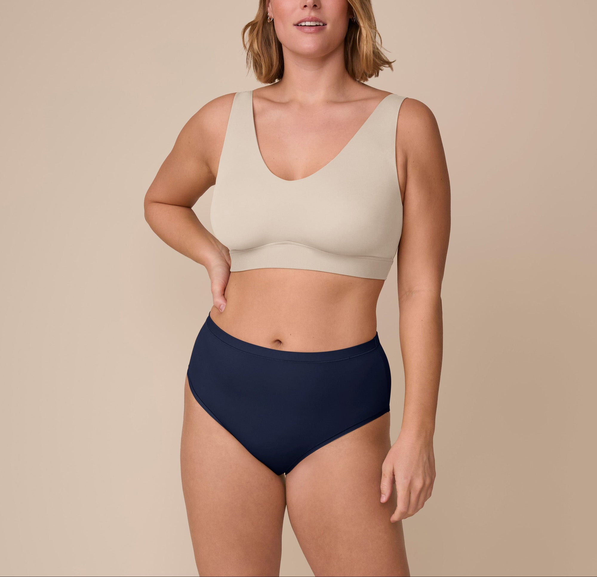 Harper Wilde - Bliss Highwaist Brief - True Blue -