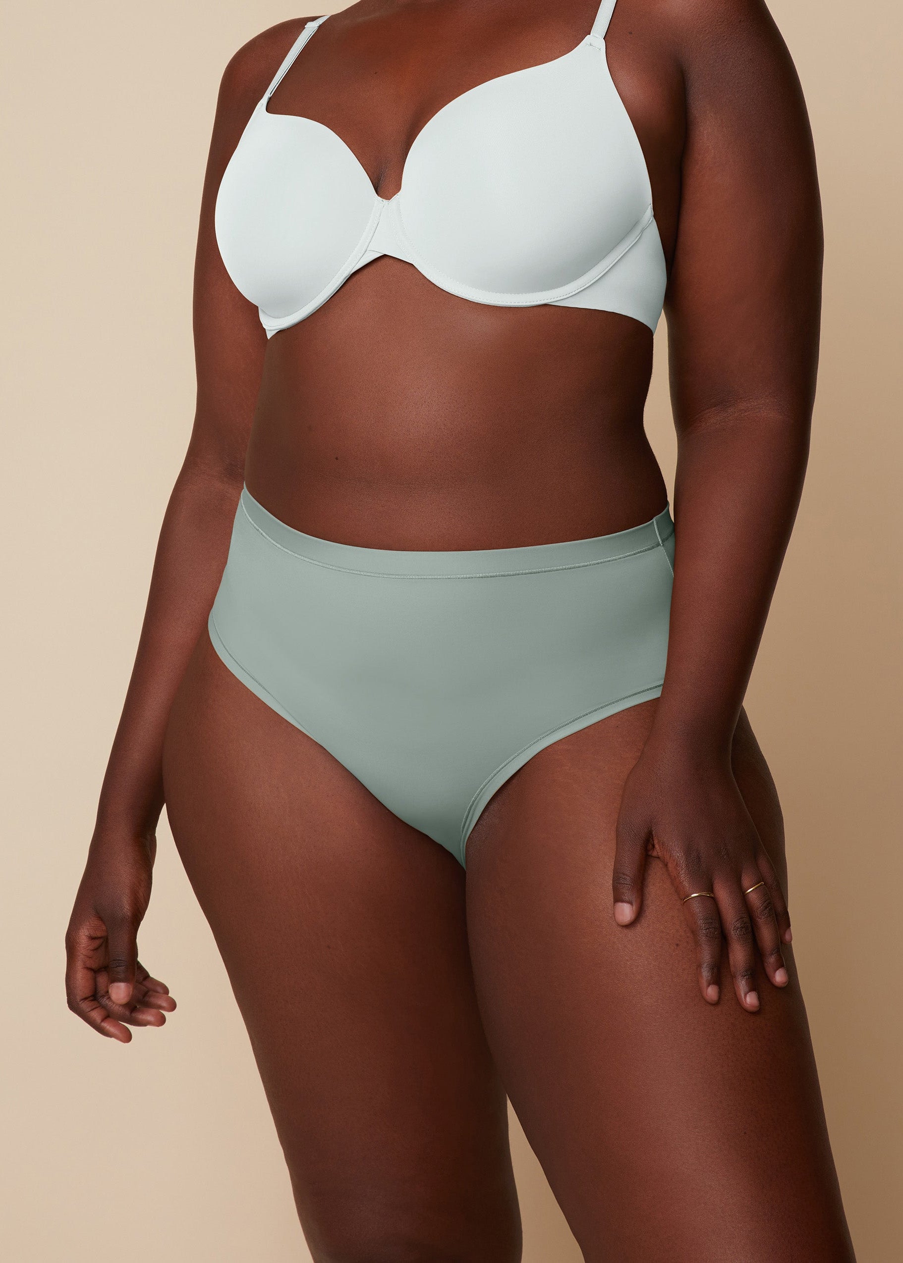 Harper Wilde - Bliss Highwaist Brief - Seaglass -