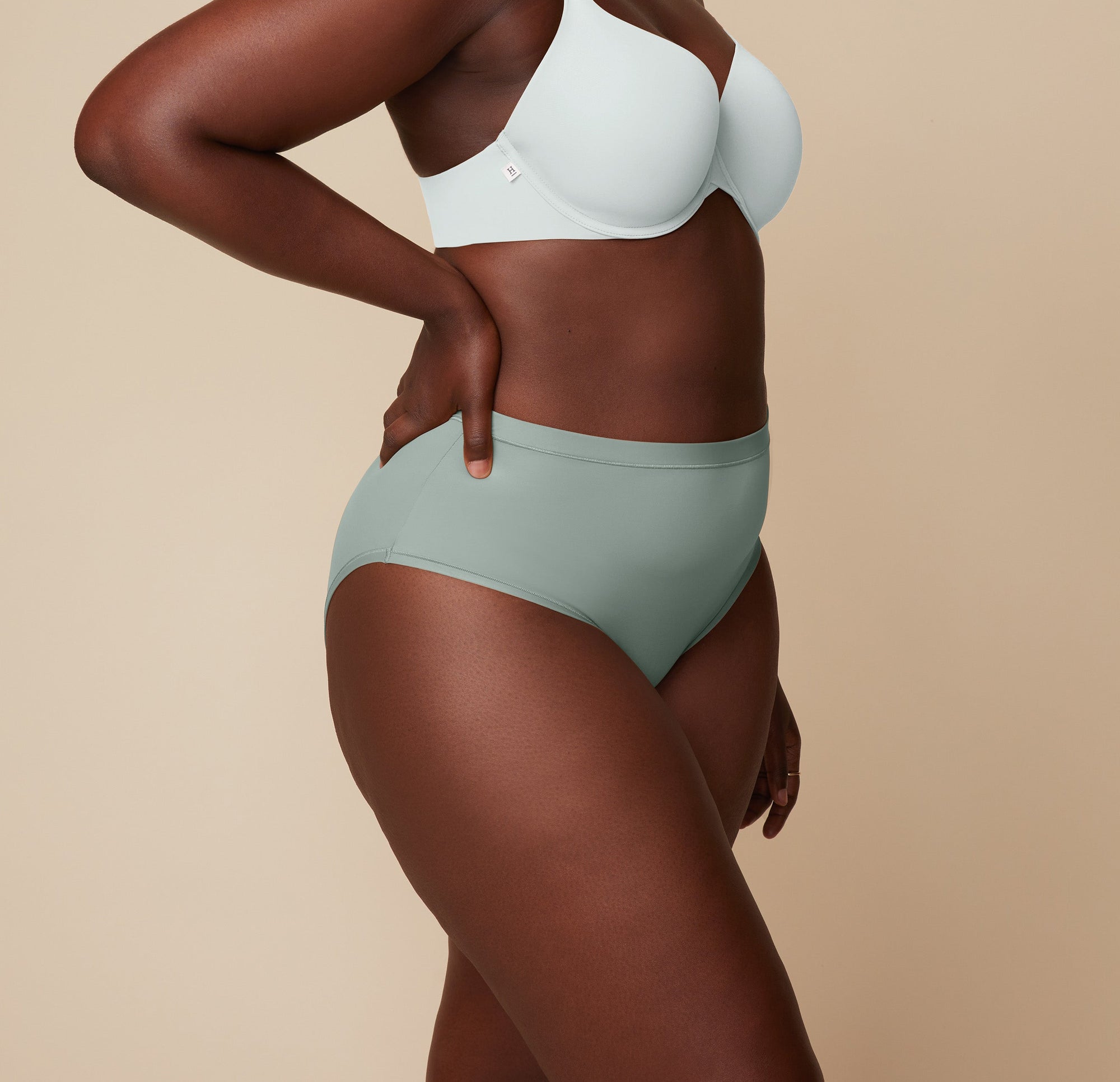Harper Wilde - Bliss Highwaist Brief - Seaglass -
